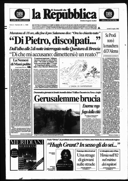 Il lunedì de La repubblica